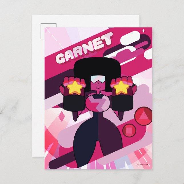 Steven Universe | Garnet Character Graphic Postcard (Front/Back)