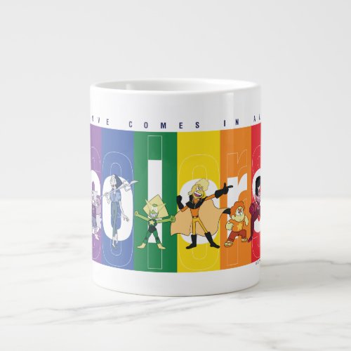 Steven Universe _ Love Comes In All Colors Giant Coffee Mug