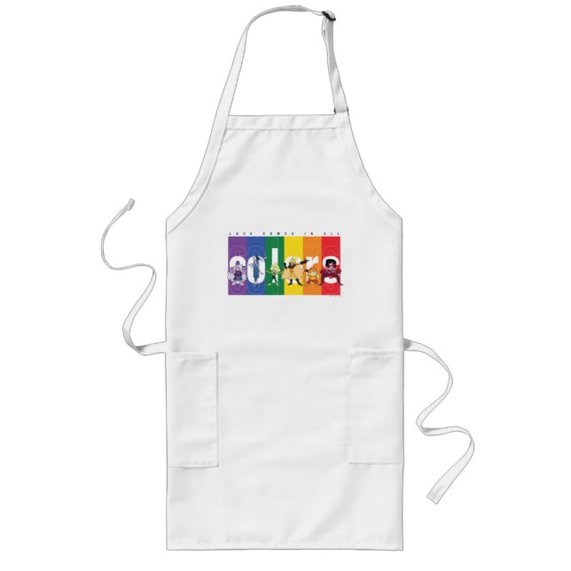 Steven Universe - Love Comes In All Colors Long Apron (Front)