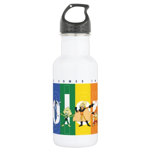 Steven Universe _ Love Comes In All Colors Stainless Steel Water Bottle