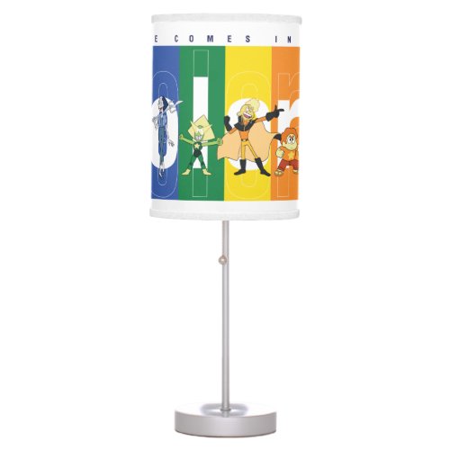 Steven Universe _ Love Comes In All Colors Table Lamp