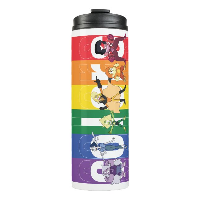 Steven Universe - Love Comes In All Colors Thermal Tumbler (Front)