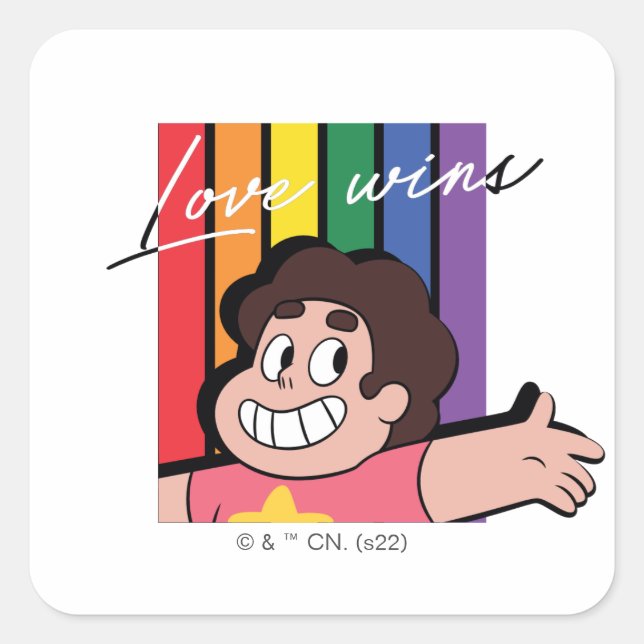 Steven Universe - Love Wins Square Sticker (Front)