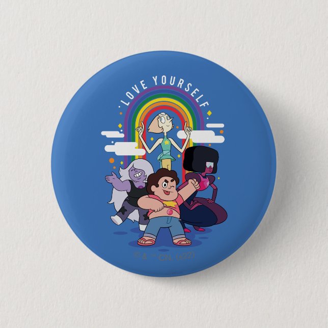 Steven Universe - Love Yourself Button (Front)