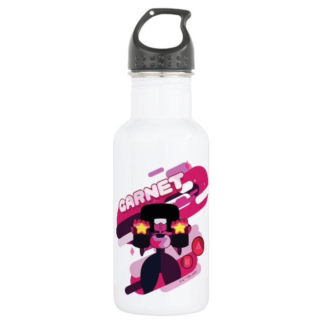 Steven Universe | Mr. Garnet Character Graphic Stainless Steel Water Bottle (Front)