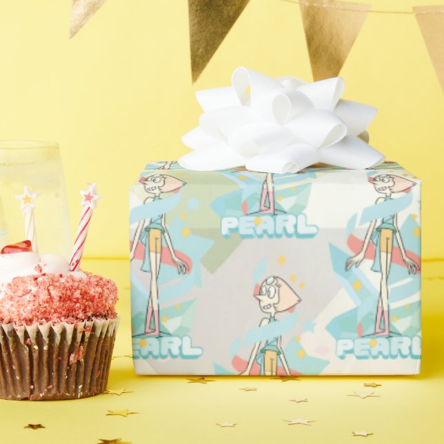 Steven Universe | Mr. Pearl Character Graphic Wrapping Paper (Birthday Party)
