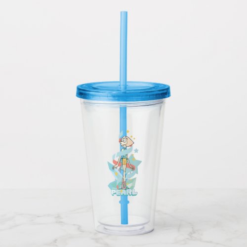 Steven Universe  Pearl Character Graphic Acrylic Tumbler