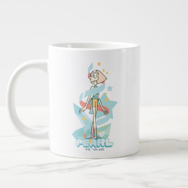 Steven Universe | Pearl Character Graphic Giant Coffee Mug (Left)
