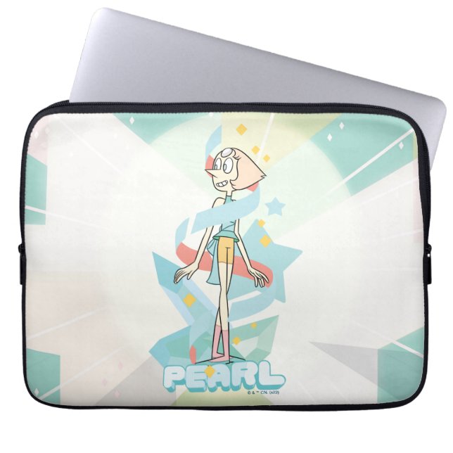 Steven Universe | Pearl Character Graphic Laptop Sleeve (Front)