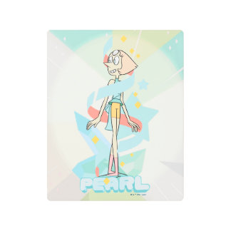 Steven Universe | Pearl Character Graphic Metal Print