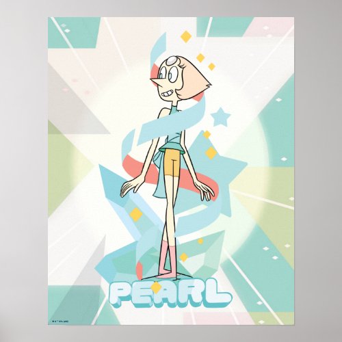 Steven Universe  Pearl Character Graphic Poster