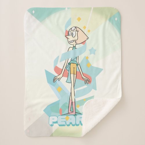 Steven Universe  Pearl Character Graphic Sherpa Blanket