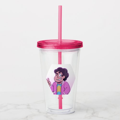 Steven Universe  Pink Diamond Portrait Acrylic Tumbler