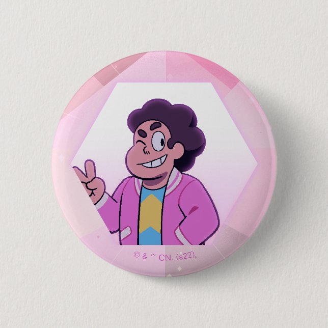 Steven Universe | Pink Diamond Portrait Button (Front)