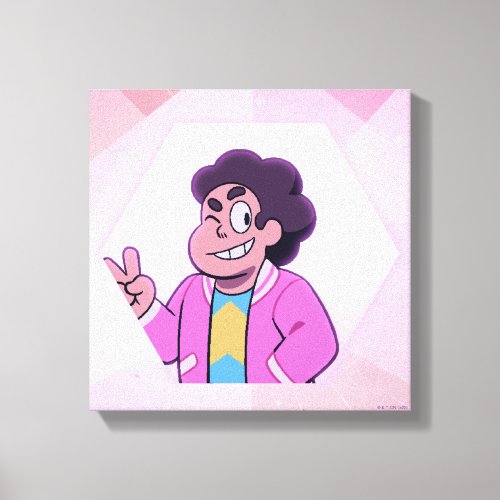 Steven Universe  Pink Diamond Portrait Canvas Print