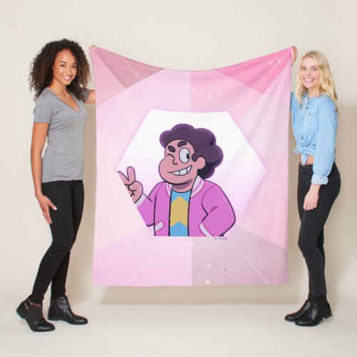 Steven Universe  Pink Diamond Portrait Fleece Blanket