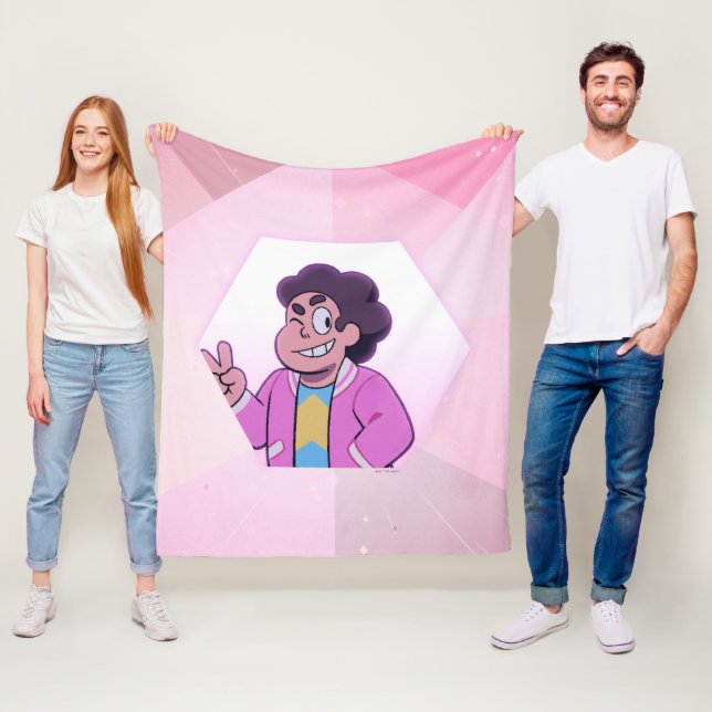 Steven Universe | Pink Diamond Portrait Fleece Blanket (In Situ)