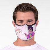 Steven Universe | Pink Diamond Portrait Premium Face Mask (Worn)