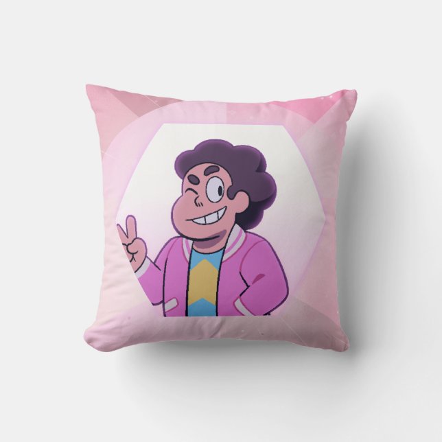 Steven Universe | Pink Diamond Portrait Throw Pillow (Front)