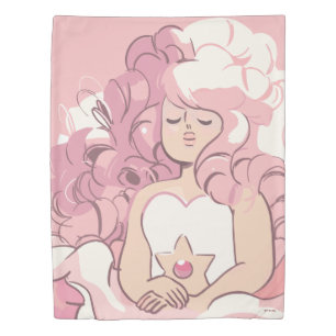 Steven Universe Rose Quartz Illustration Duvet Cover
