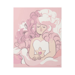 Steven Universe Rose Quartz Illustration Gallery Wrap