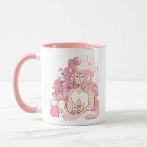 Steven Universe  Rose Quartz Illustration Mug