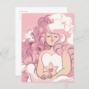 Steven Universe Rose Quartz Illustration Postcard