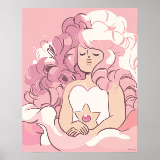 Steven Universe | Rose Quartz Illustration Poster