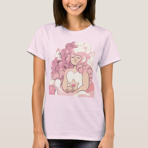 Steven Universe  Rose Quartz Illustration T_Shirt