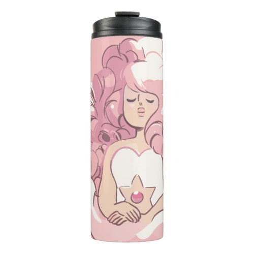 Steven Universe  Rose Quartz Illustration Thermal Tumbler