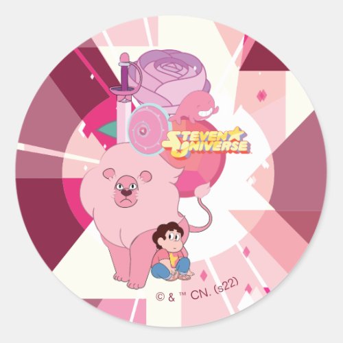 Steven Universe  Rose Quartz Legacy Classic Round Sticker