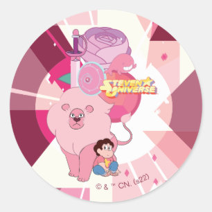 Steven Universe Rose Quartz Legacy Classic Round Sticker
