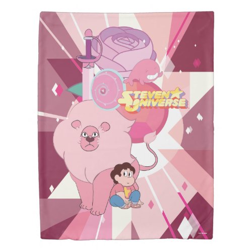 Steven Universe  Rose Quartz Legacy Duvet Cover