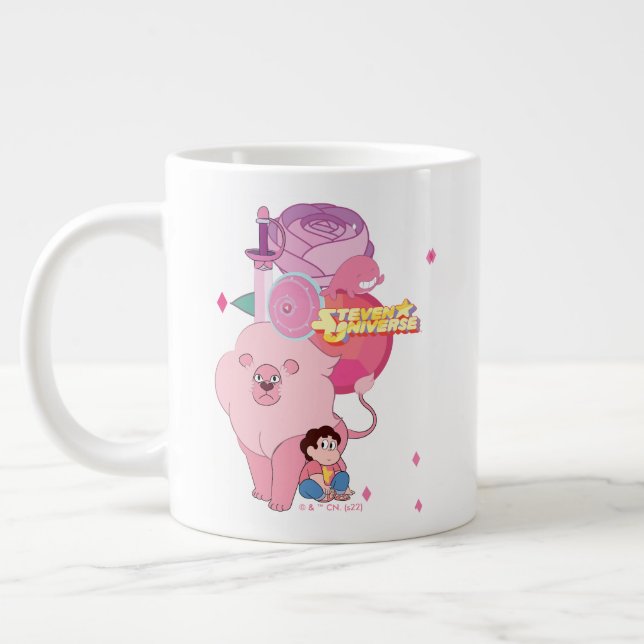 Steven Universe | Rose Quartz Legacy Giant Coffee Mug (Left)