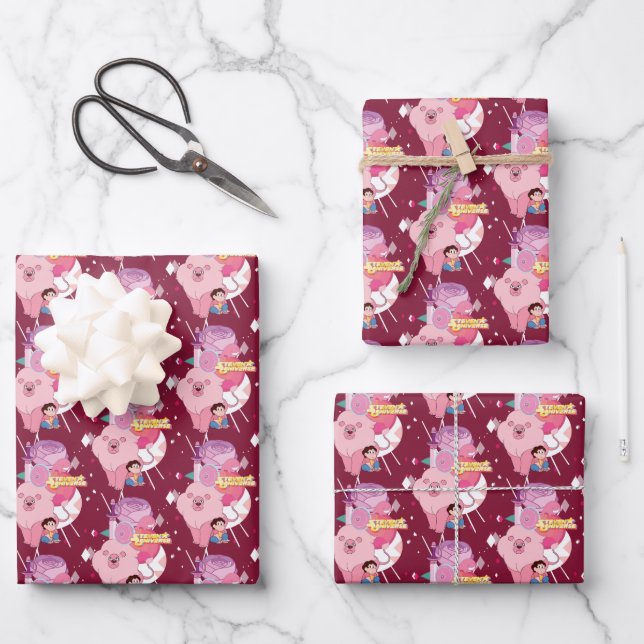 Steven Universe | Rose Quartz Legacy Wrapping Paper Sheets (Front)