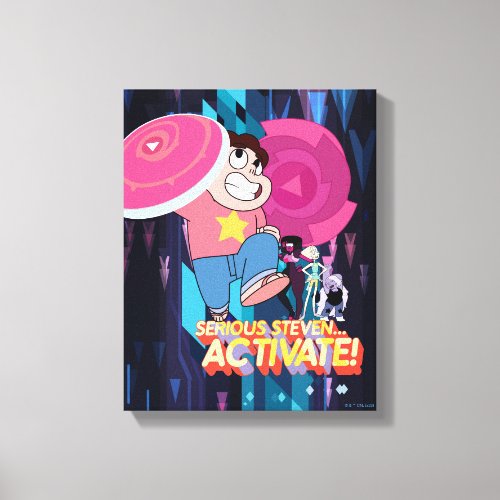 Steven Universe  Serious Steven Activate Canvas Print