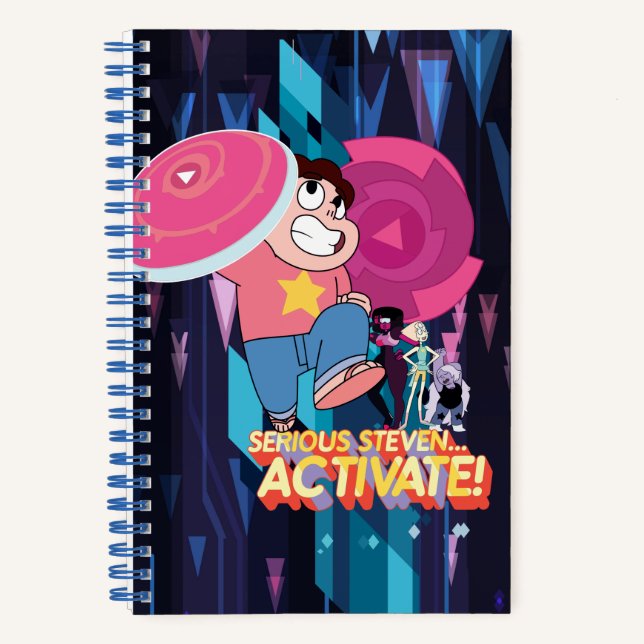 Steven Universe | Serious Steven… Activate! Notebook (Front)