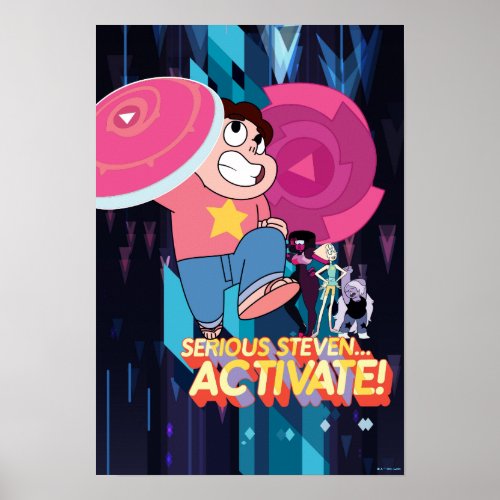 Steven Universe  Serious Steven Activate Poster