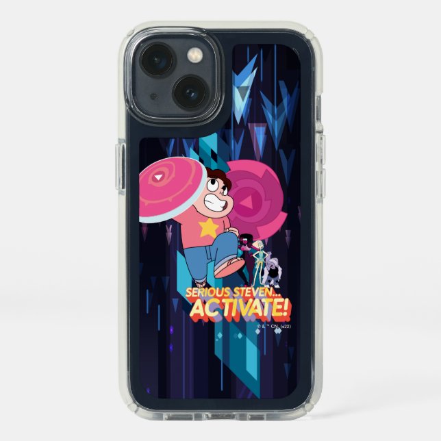 Steven Universe | Serious Steven… Activate! Speck iPhone 13 Case (Front)