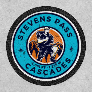 Stevens Pass, cascades range Washington hike trail Patch