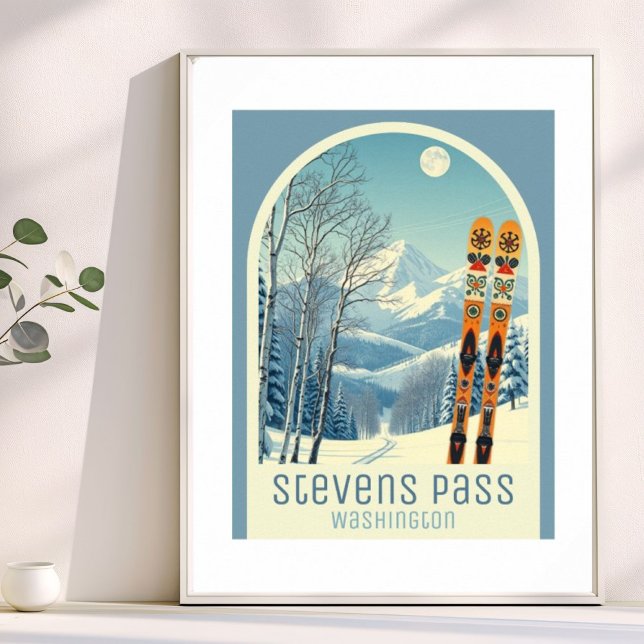Stevens Pass Washington ski vacation Poster (Creator Uploaded)