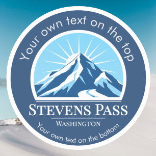 Stevens Pass Washington ski vacation resort Sticker