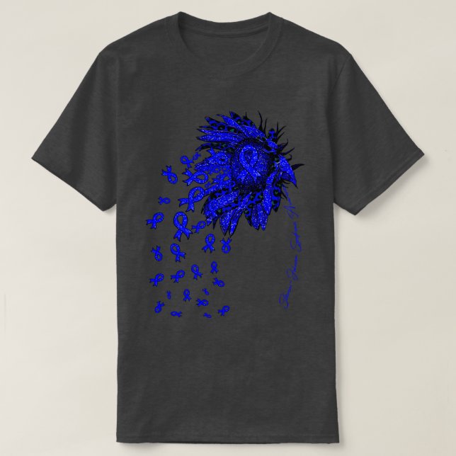StevensJohnson Syndrome Awareness Sunflower ribbon T-Shirt (Design Front)