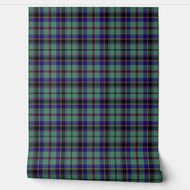 Stevenson Tartan Plaid Scottish Clan Wallpaper (Unrolling)