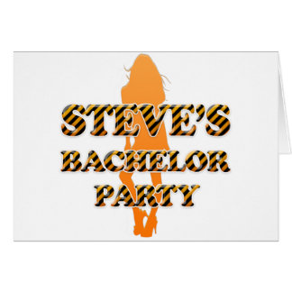 Steve's Bachelor Party Cards