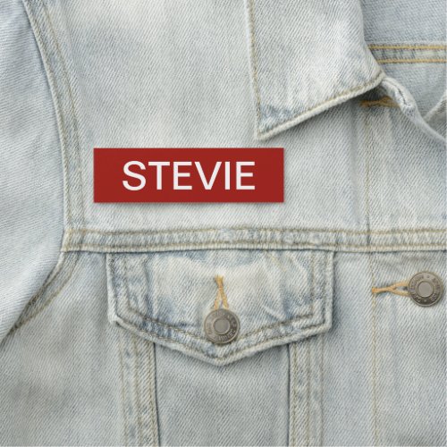 Stevie Name Tag