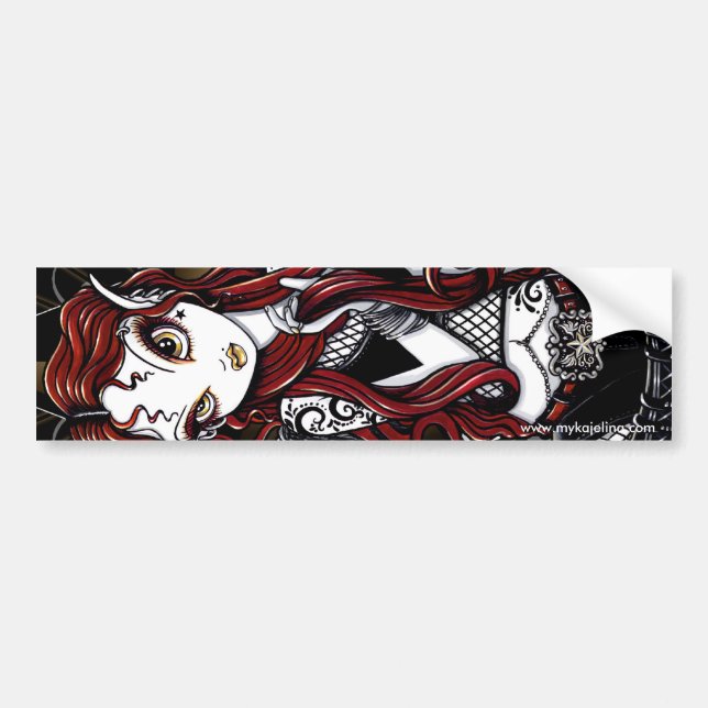 Stevie Red Haired Tattoo Fae Bumper Sticker (Front)