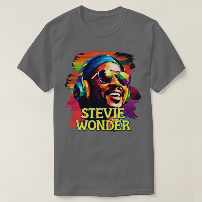 Stevie Wonder 8 T-Shirt (Design Front)