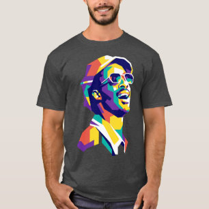 Stevie Wonder WPAP Limit Color Pillow T-Shirt