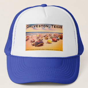 Steward Beach, Galveston, Texas Trucker Hat
